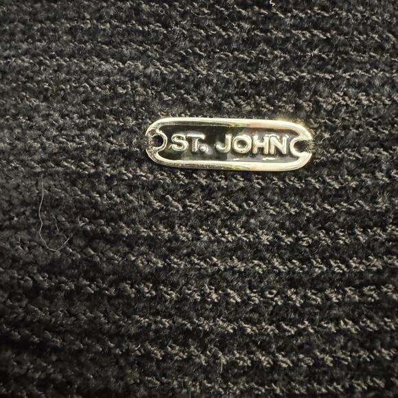 VTG St John Sport Zip Cardigan Tank Top Set Womens XL Old Money Preppy - Picture 8 of 15